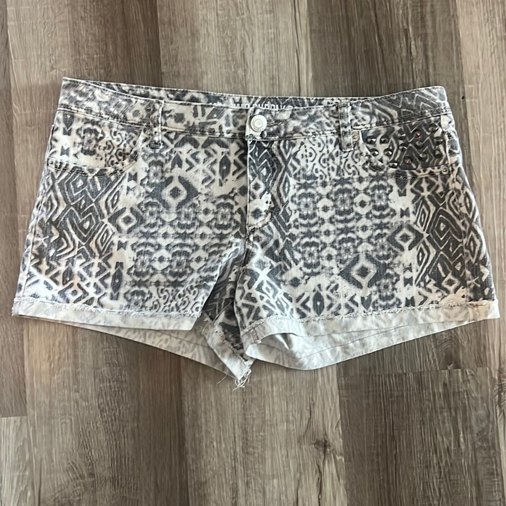Mossimo Supply Co. Printed Denim Shorts
